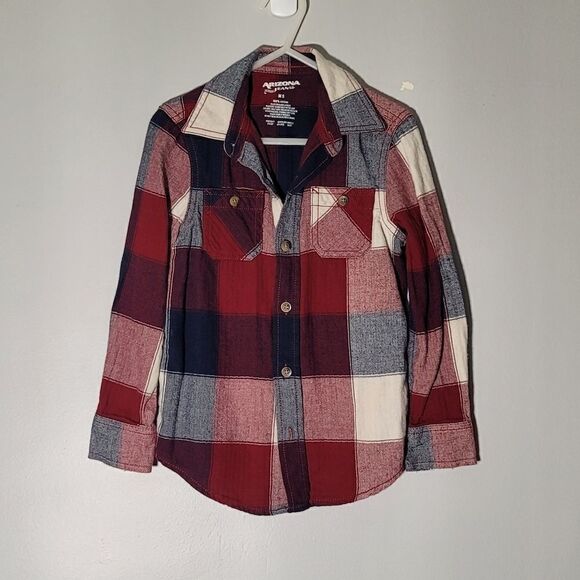 Arizona jean co. Long sleeve button down shirt size M5 - Picture 2 of 6